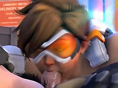 Tracer, The Popular Overwatch Character, Indulges In A Steamy 3d Animated Pov Experience