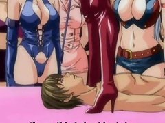 Hentai Video Featuring A Chained Male With A Penis Being Licked And Penetrated