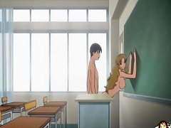 A Teacher Receives Oral Sex From A Student And Is Penetrated In The Vagina In A Hentai Cartoon